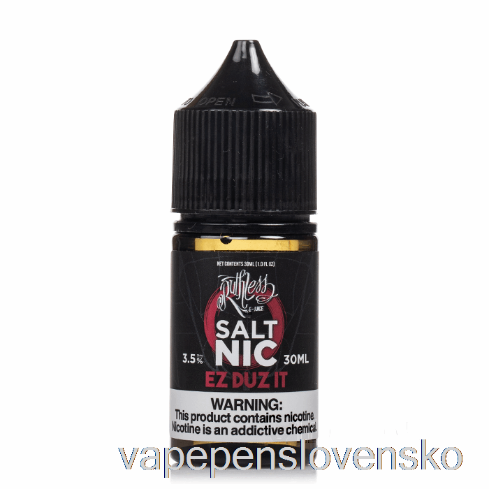Ez Duz It - Nemilosrdná Soľ - 30 Ml 35 Mg Vape Bez Nikotinu